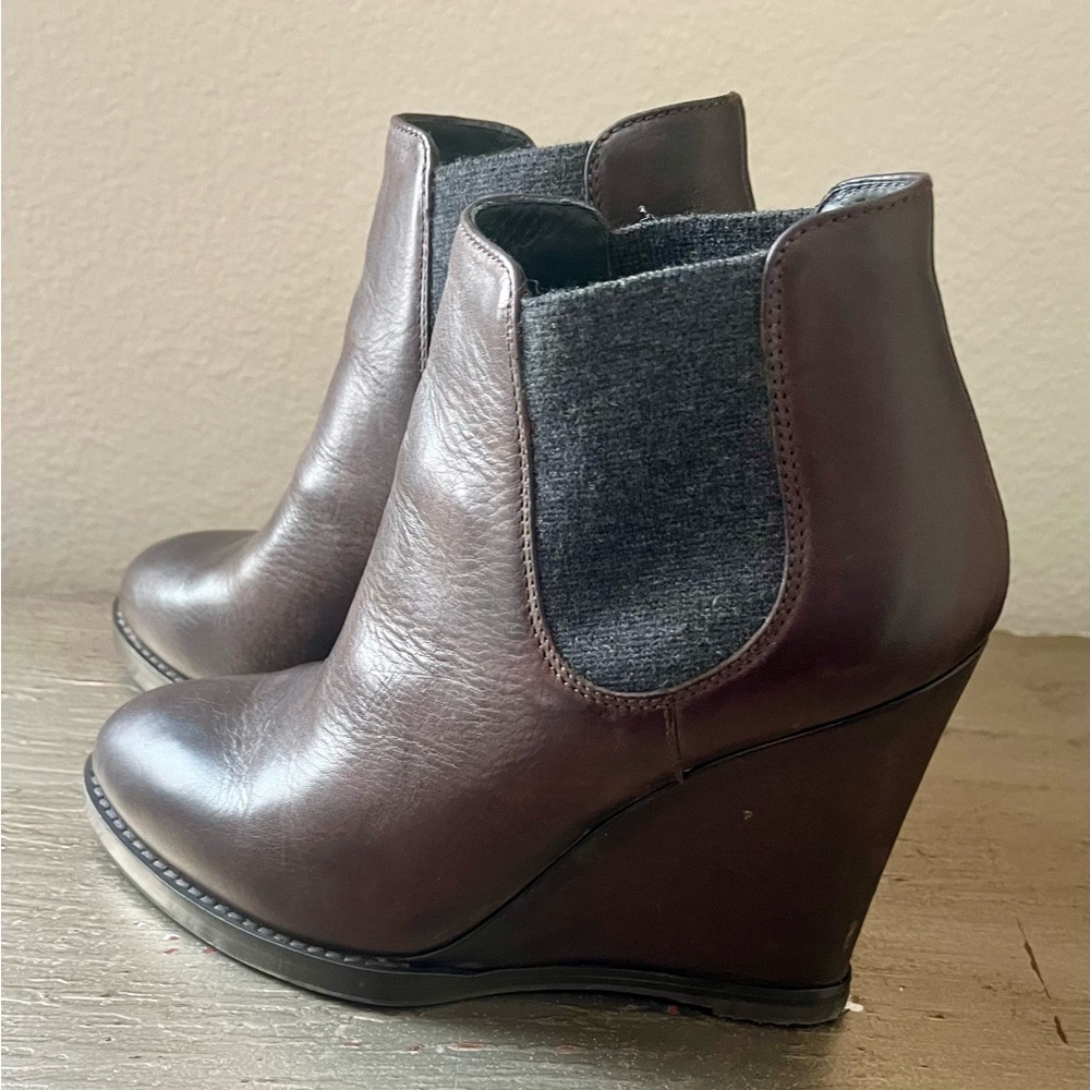 Brunello Cucinelli Leather Boots - 37.5 - Picture 5 of 11